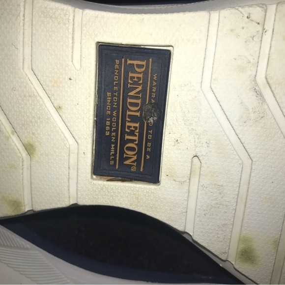 Pendleton Mens Wool Sneaker Shoe Navy Size 8.5 - Picture 5 of 11